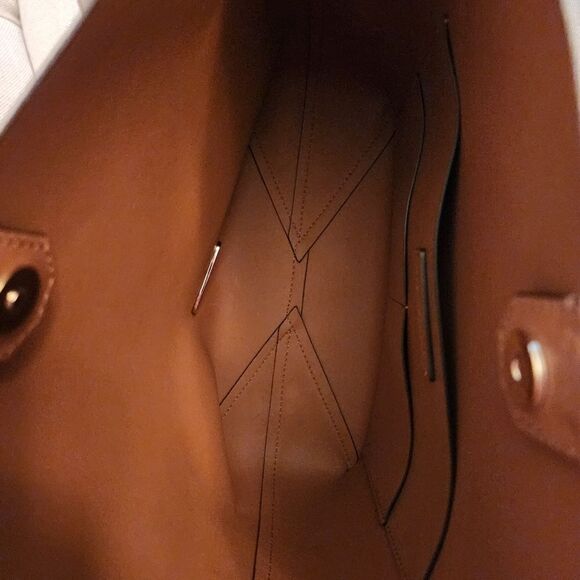 Michael Kors MK Brown Monogram Brown Shoulder Bag - Picture 6 of 7